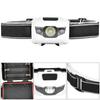 3W LED Stirnlampe Rotes und Weißes Licht Angel-Stirnlampe für Outdoor-Aktivitäten Picknick Wandern Bergsteigenweiß