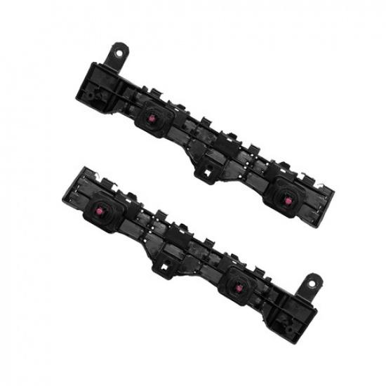 Front Left / Right Bumper Support Bracket Set For - Honda Pilot Black