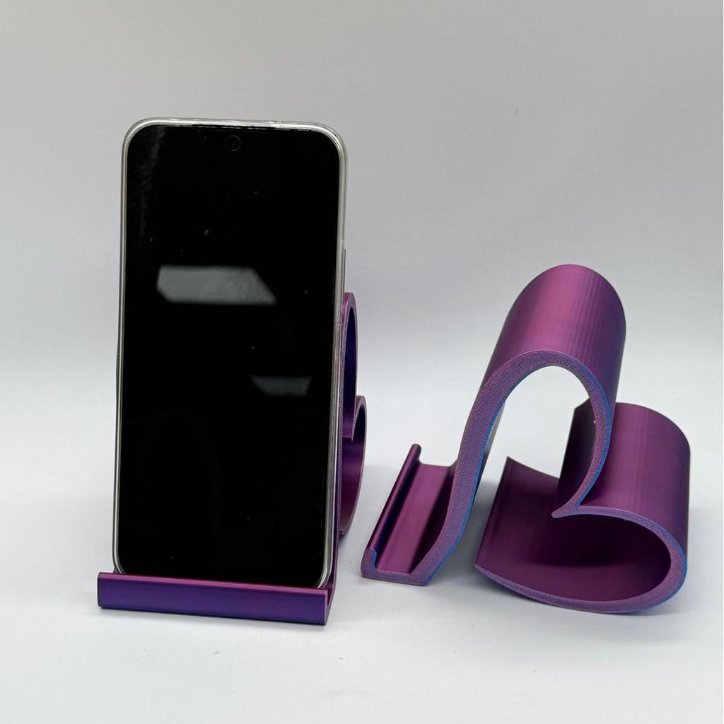 3D Printed Portable Phone Holder: Desktop Stand & Ornament