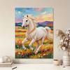 Majestic Horse Pearl Kit 5D DIY Round Rhinestone Art for Adults Relaxing Handmade Wall Decor Holiday Gift Frameless