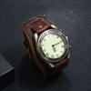Men Punk Retro  Fashion Pin Buckle Strap Leather Watch
