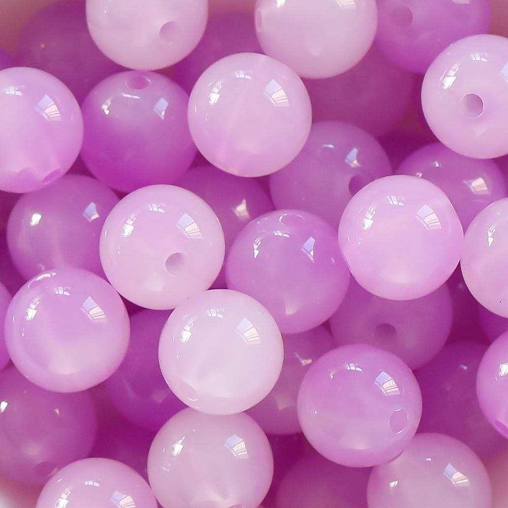 

20 шт. 8/10 мм Акриловые бусины под мрамор Круглые разделительные бусины для браслета, ожерелья, DIY Аксессуары для изготовления украшений Оптом 8mm фиолетовый