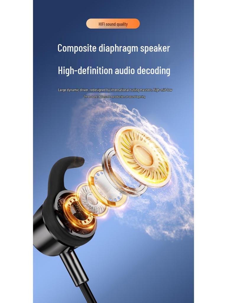 2026 High-End Bluetooth Sports Headphones: Wireless, Large Battery, In-Ear, Voice Control, Card Slot, Karaoke, Ultra-Long Standby
