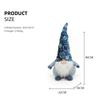 Christmas Decoration Rudolph Doll Ornaments Christmas Faceless Doll Gnomes Plush Decorations Blue Sequined Faceless Doll