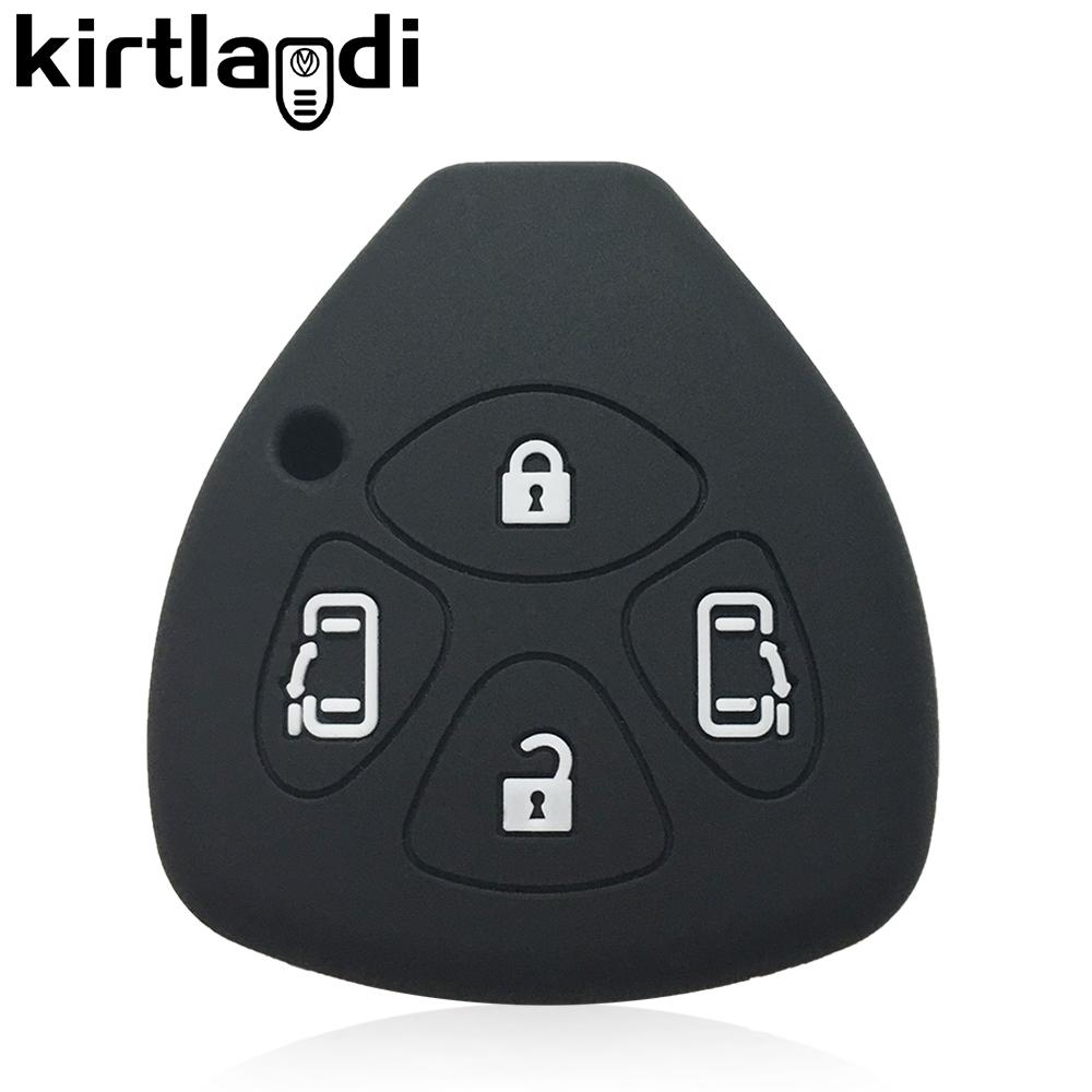 Car Accessories Key Case Cap for Toyota Rav4 Auris Corolla IQ Porte Yaris/Vitz Verso Hilux Icon Camry 40 2/3/4 Buttons Key Cover