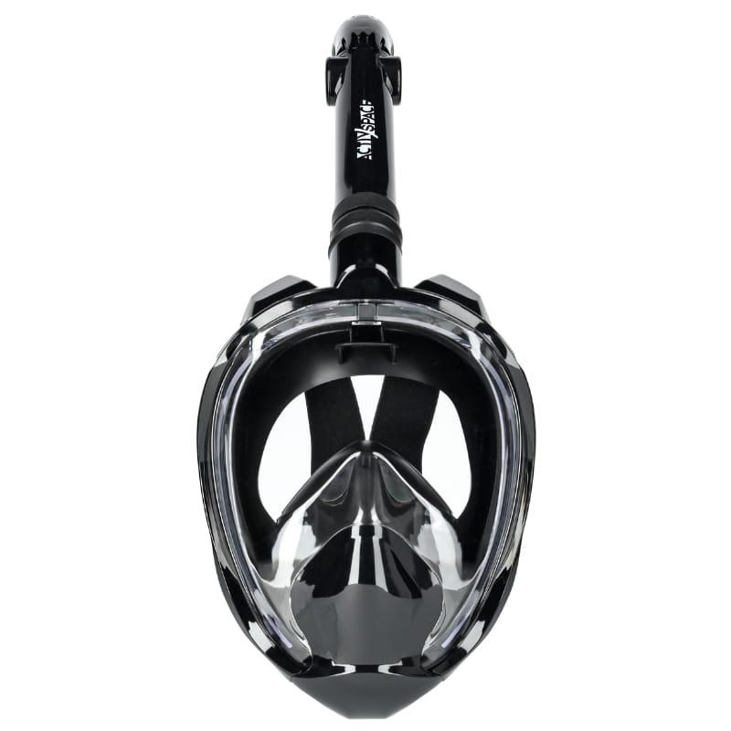 Full Face Diving Mask Does Not Fog - L/Xl Black M04