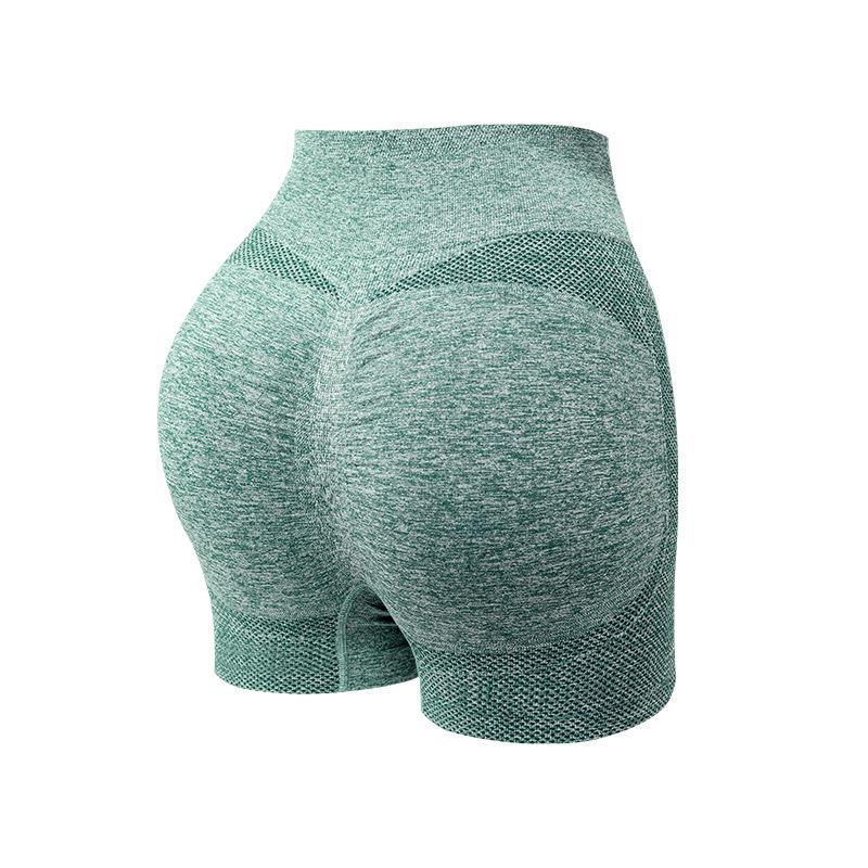 High-Waisted Camouflage Anti-Exposure Quick-Dry Tummy Control Yoga Shorts
