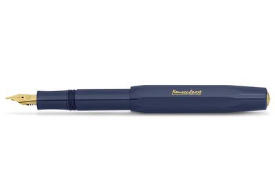 Kaweco EF Extra Fine Classic Sport Fountain Officially Imported Pen, Navy, 10001737,