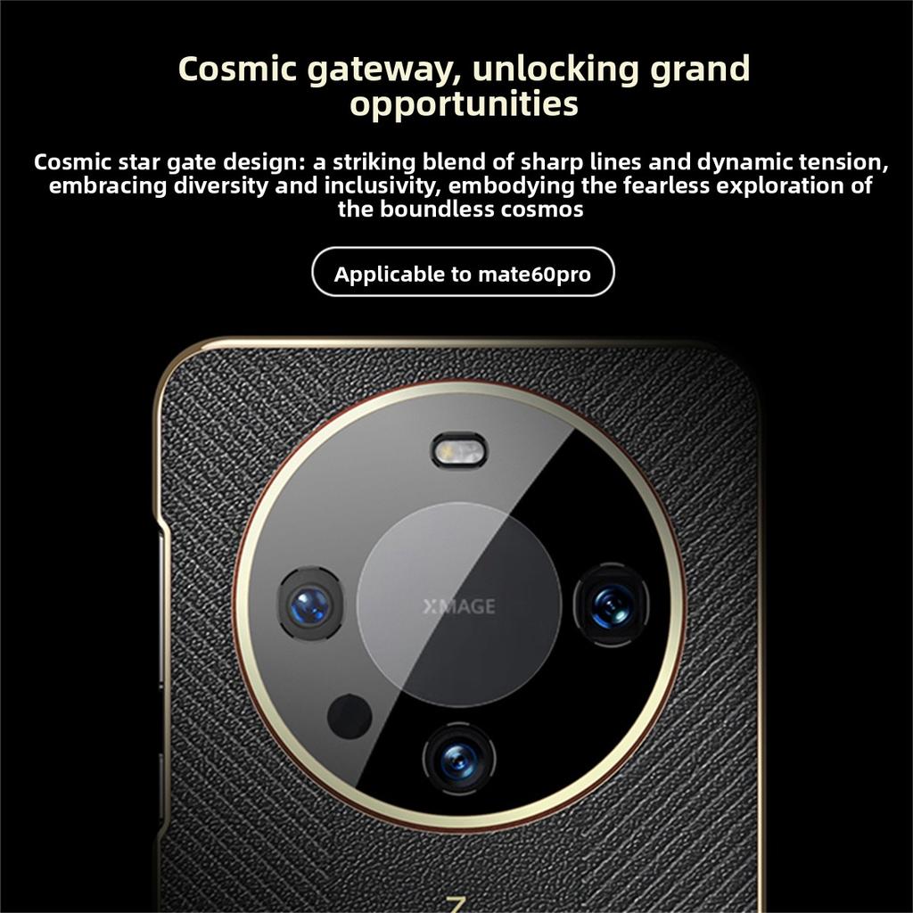 Phone Case for Huawei Mate 60 50 Pro  Electroplating Leather Camera Protective Hard Cover for Huawei Mate 40 30 Pro Case