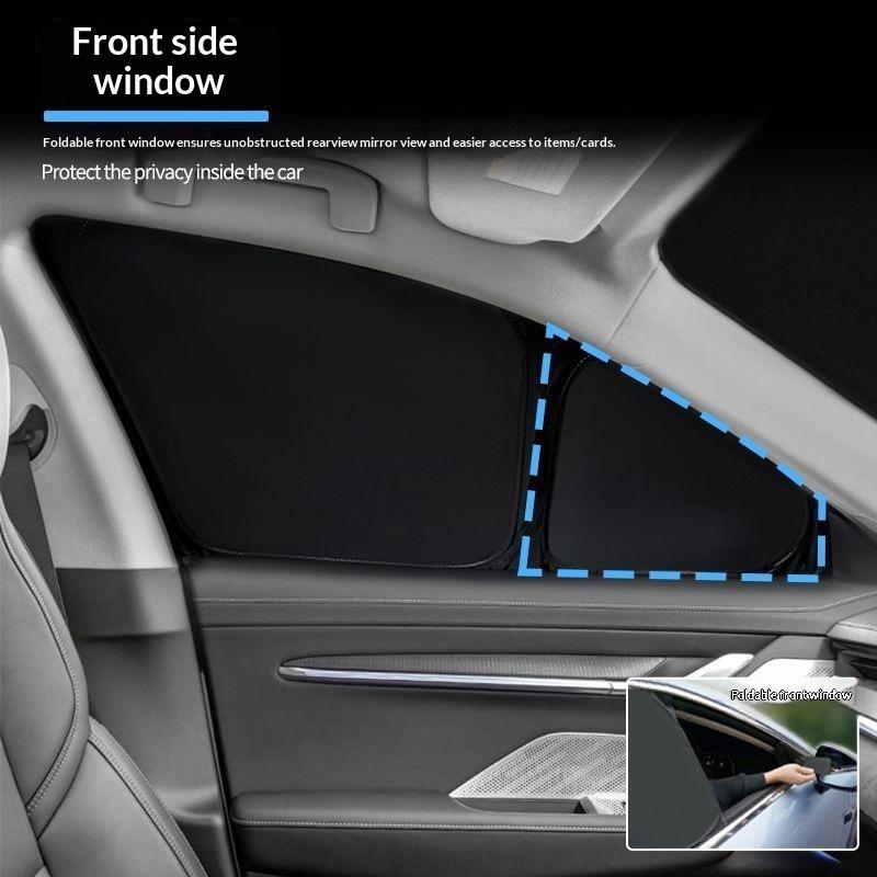 For ZEEKR 7X Premium Car Side Window Blackout Privacy Heat Insulation Camping Foldable Sunshade