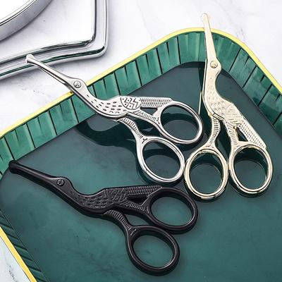 1Pcs Stainless Steel Small Makeup Grooming Scissors Eyebrows For Manicure Nail Cuticle Beard And Mustache Trimmer Nose Hair Tool