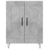 Sideboard Concrete Grey 69.5x34x90 cm Engineered Wood