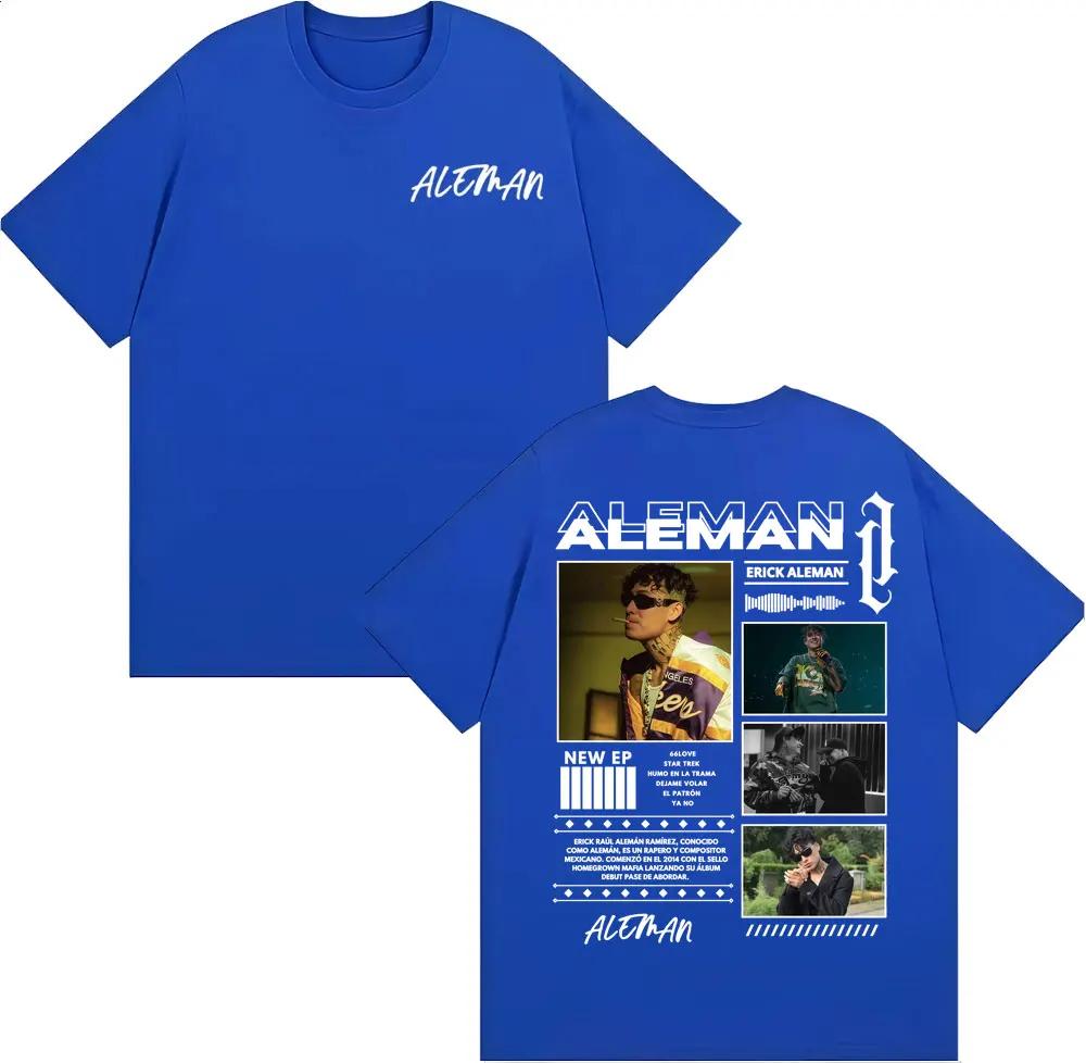 Rapper Erick AleUnisex Album 2026 Tour T Shirts Unisexs Clothing Harajuku Streetwear Hip Hop Tshirts Cotton Casual Oversized Tshirt