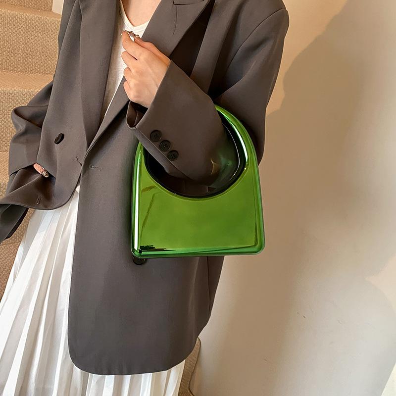 Трансграничная новая литературная софт-девушка акриловая наручная сумка японская и корейская нишевая плечевая сумка-клатч