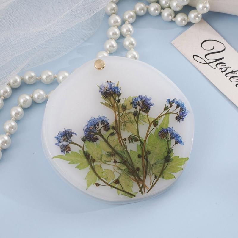 Convenient Silicone Mold Glass Silicone Molds Makeup Glass Molds Glass Cover Resin Molds for Rotating Makeup Glass