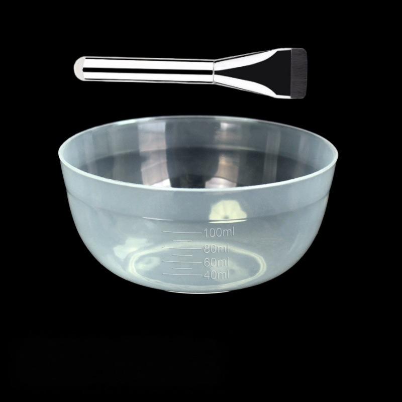 DIY Beauty Mask Tool Mask Bowl Set Plastic Mask Stick Mixing Bowl Beauty Bowl Spa Beauty