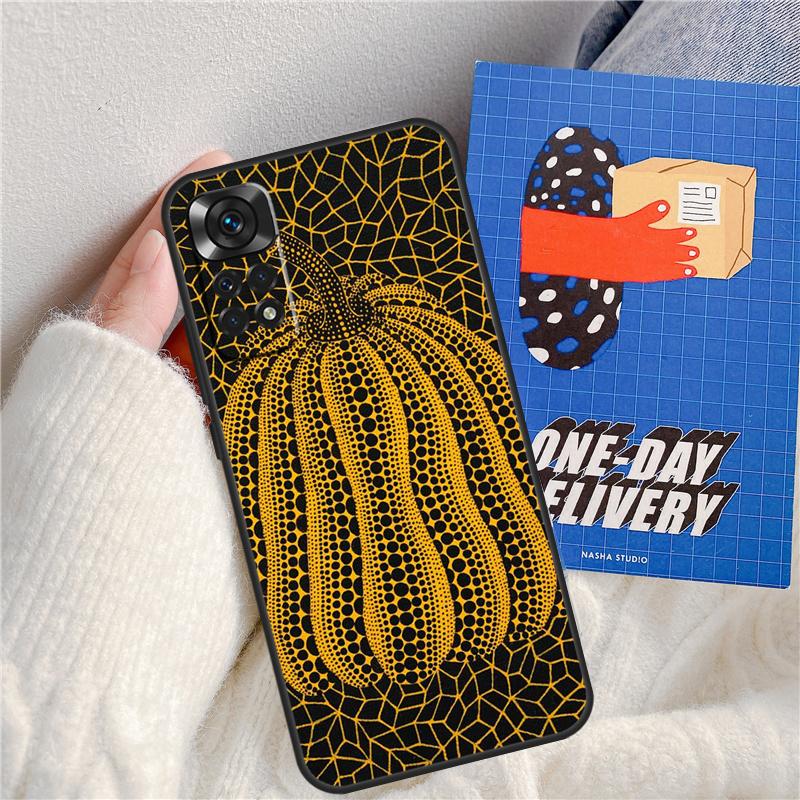 Yayoi Kusama Pumpkin Art Funda For Xiaomi Redmi Note 13 Pro 14 9 10 11 12 9S 10S 11S 12S Redmi 13C 10C 12C 14C Case