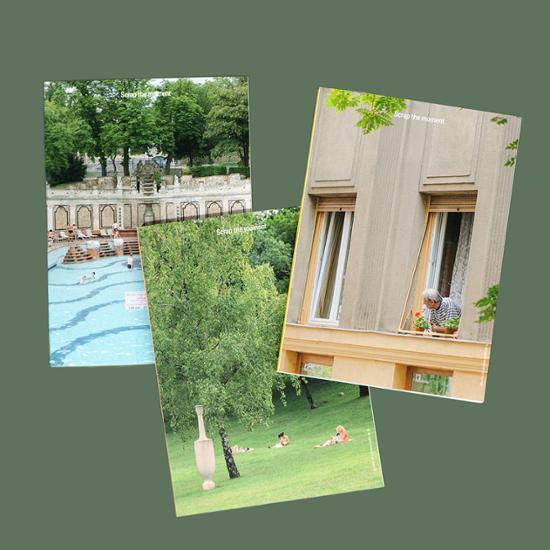 Luca Lab Scrap The Moment Notizblock Ver.2 - Kariert/Liniert/Blanko, ein beliebter Ausdruck in Korea