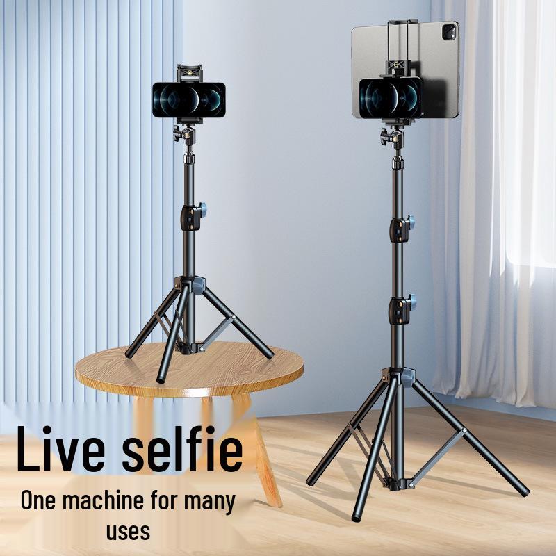 Dual-Phone Multifunctional Selfie Stick & Tripod for Live Streaming