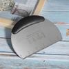Edelstahl Teig Kuchen Butter Schaber Pizza Cutter Schneiden Messer mit Skala Backen ToolBlack