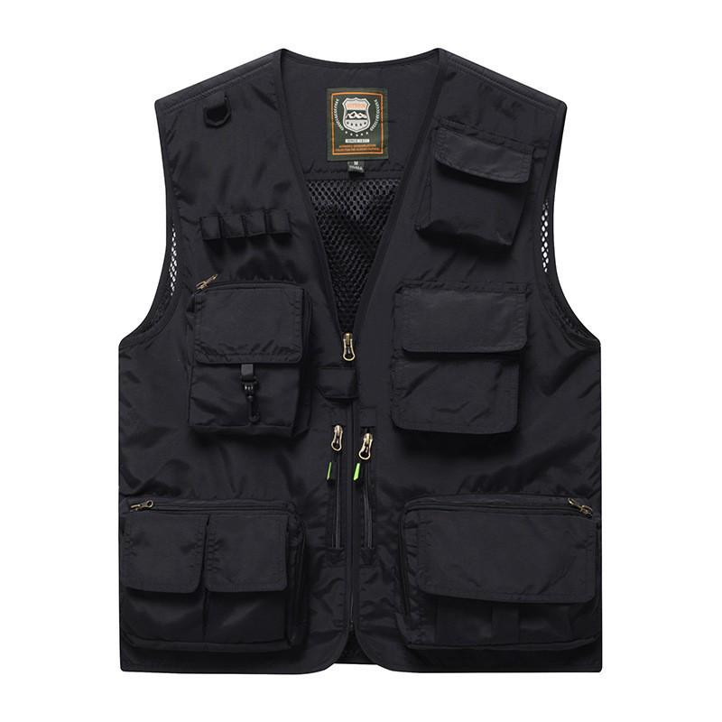 Men's Four-Season Multi-Pocket Outdoor Fishing and Photography Vest