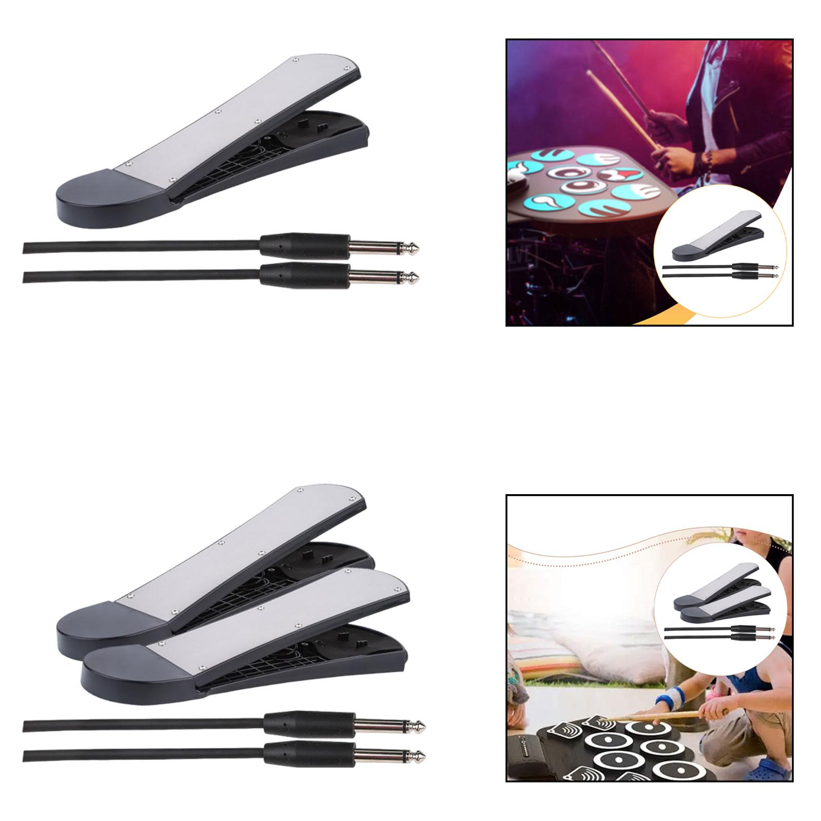 Drum Pedal Replacement,with Cable Convenience Training Compatible Equipment Kick Pad Repairing Black Accessory Foot Pedal