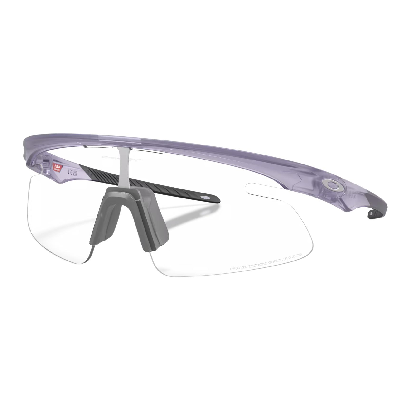Дизайн логотипа Oakley O-Matter™ Неправильная форма Солнцезащитные очки Унисекс-солнцезащитные очки Матово-прозрачно-светло-фиолетовые OO9527D-0950 XXL,Matte Transparent Light Purple
