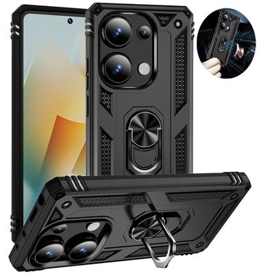 For Xiaomi Redmi Note 13 Pro 4G Case Shockproof Armor Car Magnet Ring Stand Phone Cases for Redmi Note13 Pro 13Pro 4G Back Cover