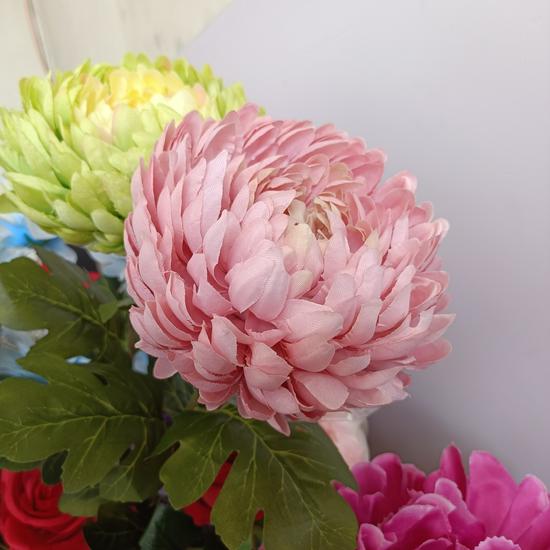 Large Artificial Chrysanthemum, Gaillardia, and Peony Flowers for Home Decor and Photo Props