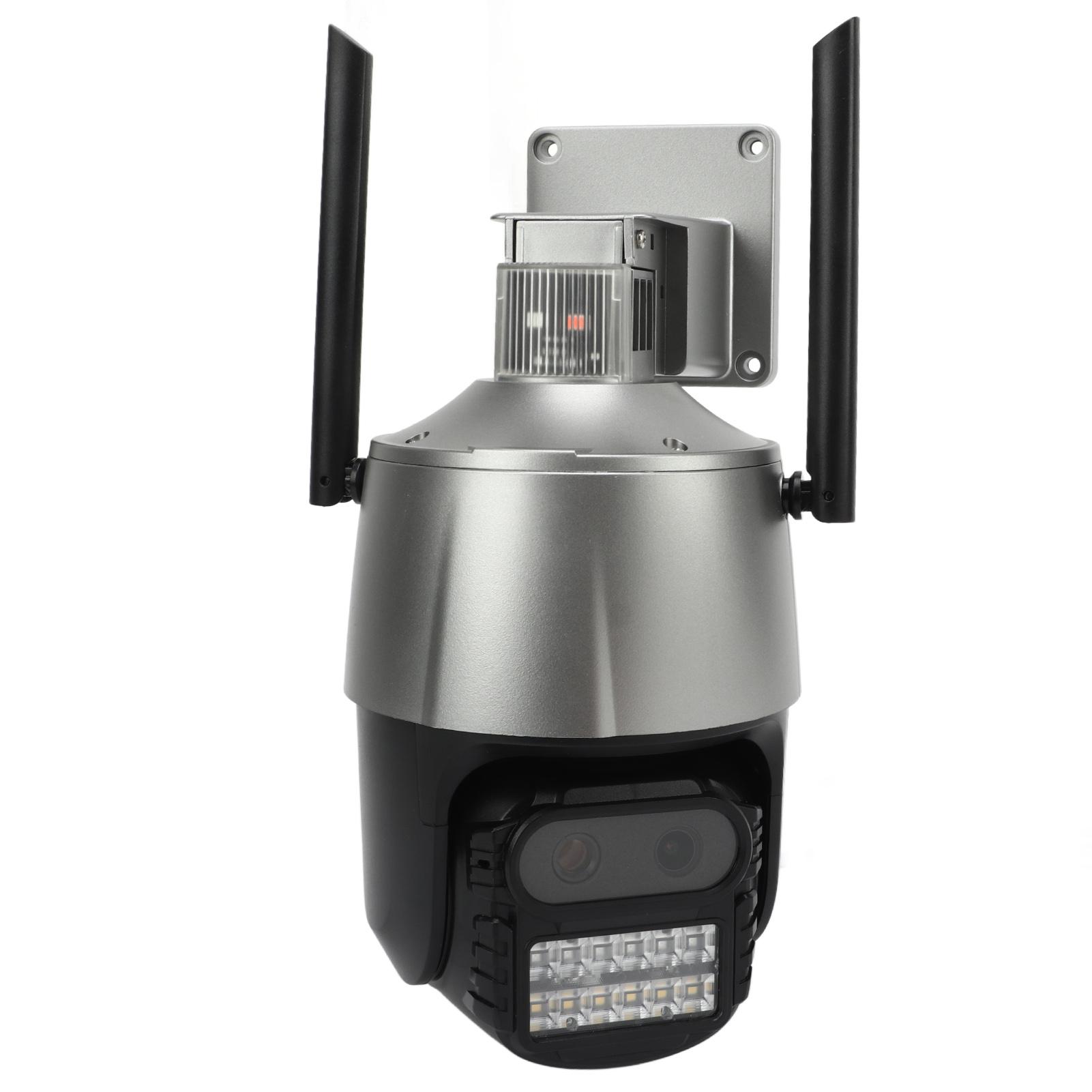 

Outdoor Dual Lens Security Camera HD 360 degrees Rotatable Waterproof AI Intelligent 2MP Surveillance EU Plug