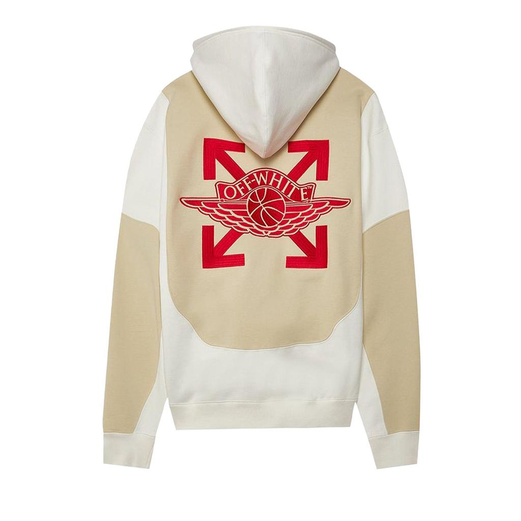 Jordan Embroided Logo Hoodie White (Unisex) Sweatshirts CV0541 134