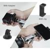 For Gopro13 DJI Action 4 Metal Car Suction Cup Mount Bracket 360 Adjustable 1/4 Standard Adapter for Insta360 X4 Ace Pro Car Cup
