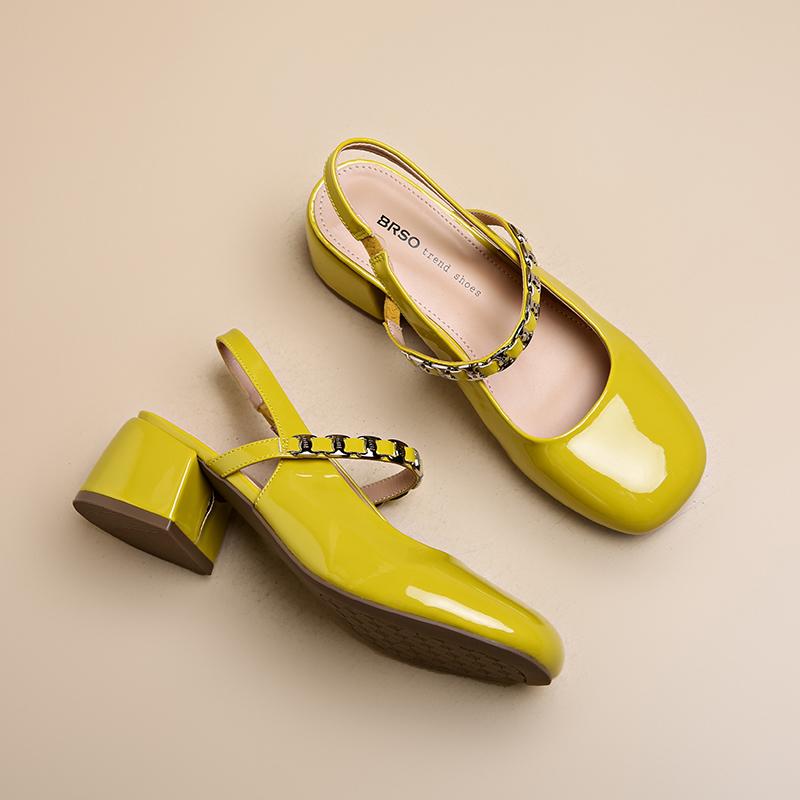 Boty Mary Jane pro ženy Nová móda Ženy na středním podpatku Single Boty Měkké a pohodlné Červené Baletní boty Zapatos De Mujer