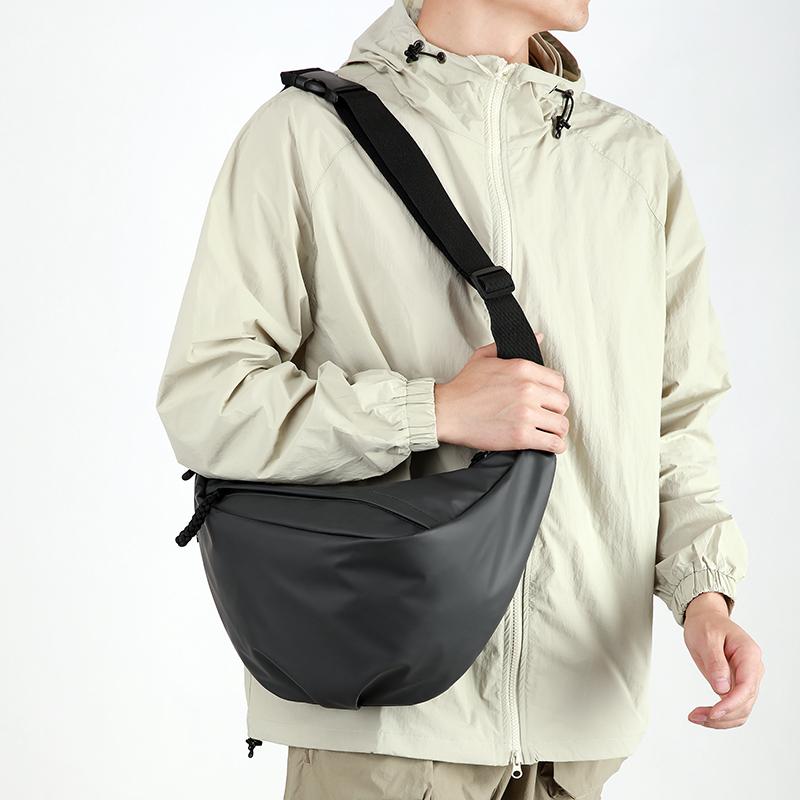 Men Crossbody Bag Outdoor Shoulder Bag Oxford Chest Bag