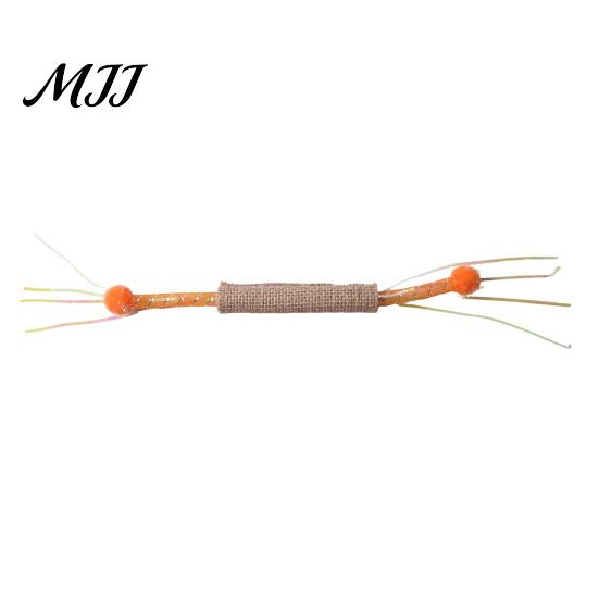 Portable Cat Interaction Tools Mesh Tube Toy, Interactive Kitten Chew Flexible with Linen Tassel Plush Ball Toy Wrap And Balls, Safe Teething