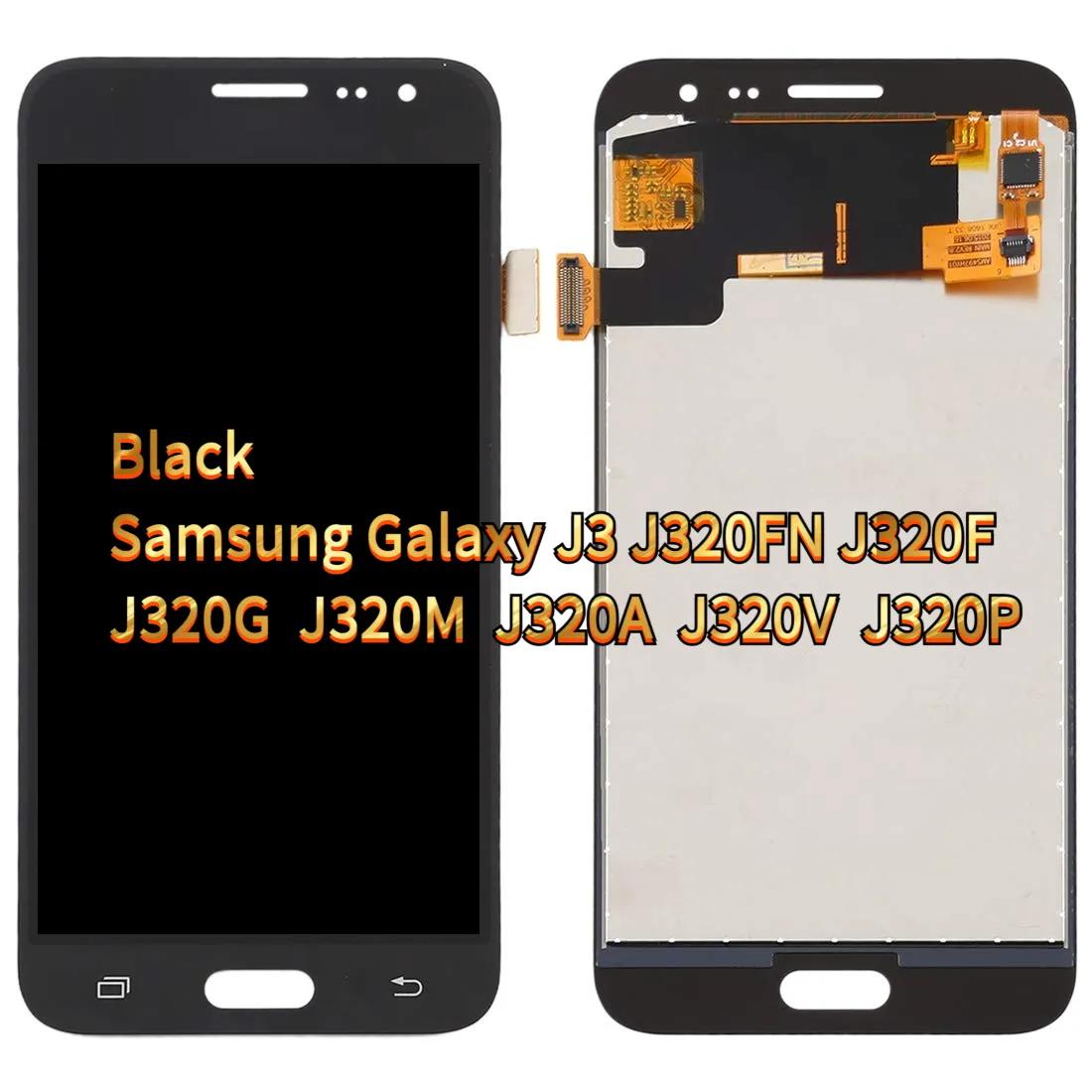 

LCD Screen and Digitizer Full Assembly for Samsung Galaxy J3 J320FN, J320F, J320G, J320M, J320A, J320V, J320P/ Black