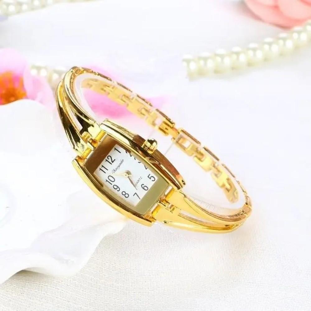 Retro Women's Wristwatch Luxury Look Bracelet Watch Trendy Quartz Watch  Gift for Women