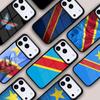 Demokratische Republik Kongo Flagge Handyhülle Für IPhone 17 16e 15 14 13 12 11 Pro Max Air Mini Weiche Schutzhülle