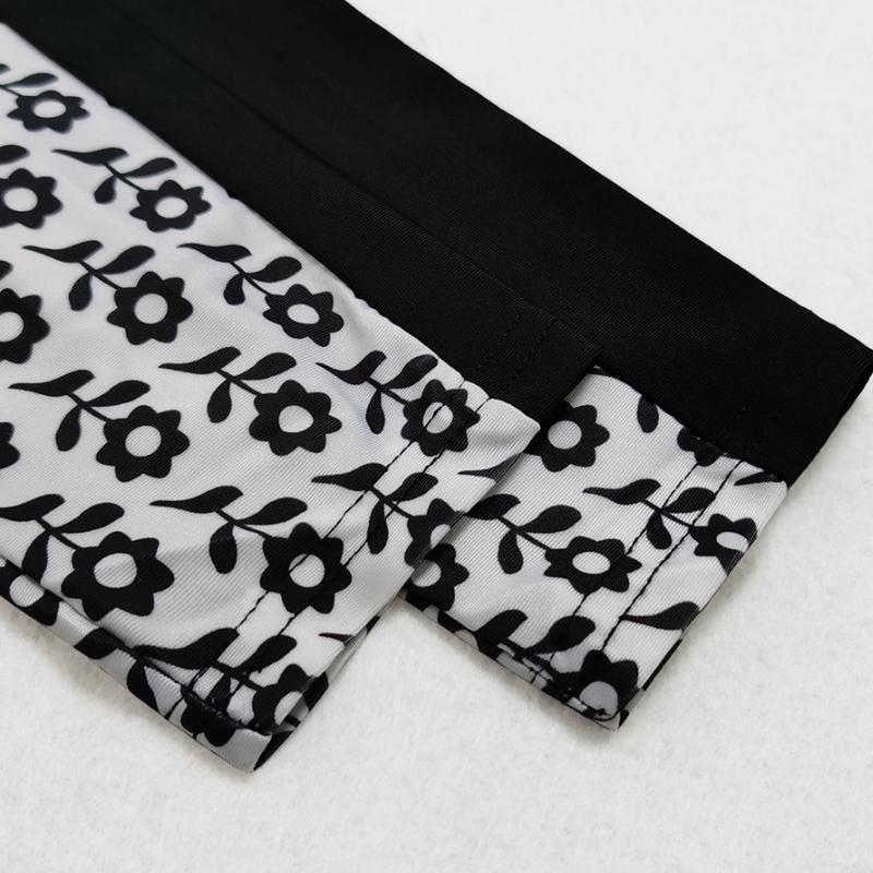 Женский мусульманский купальный костюм с кепкой и принтом Купальник Пляжная одежда — фото 12