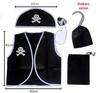 Adult Unisex Caribbean Pirate Costume - Non-Woven Fabric
