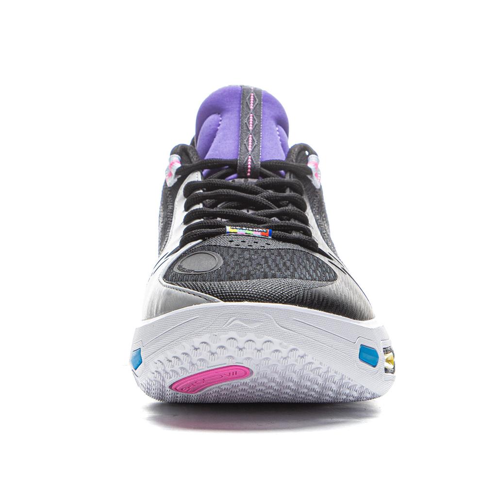Li Ning Wade Shadow 7 Dämpfung Rutschfest Abriebfest Atmungsaktiv Rückprall Grip Niedrig geschnittene Basketballschuhe ABPV011-4