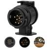 13 To 7 Pin Trailer Plug Adapter Mini Caravan Converter 12V Mini Socket Adapter for Towing Truck for Touring Car Trailer