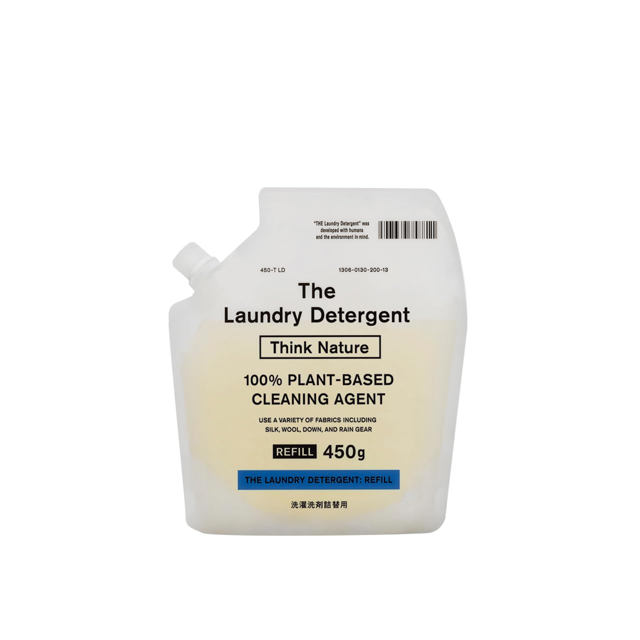 

THE Laundry Detergent Indoor Suitable for Baby No Fabric Softener 450g (The) [Think Nature] Refill, Drying, Additive-Free, Underwear, Required,