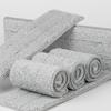 3PCS Microfiber Flat Mop Replacement Cloth Washable Mop Refill Durable Lazy Mop Cloth