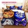 Digimon Friendship Theme Duvet Cover & Pillowcases, Digimon Fan Bedroom Bedding, Perfect Gift.chl