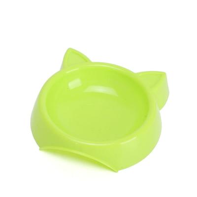 Futternapf für Haustiere, Katzengesichtsform, große Kapazität, Futternapf, einfarbig, Futternapf für Katzen, Wassertrinknapf für kleine Hunde