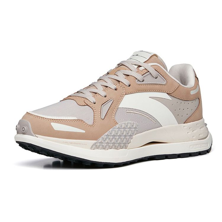 Anta Star C202 Low-Top Running Shoes Women Sneaker White Gray Brown 122235560A-1