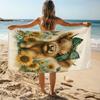 1 Stück Hochlandrind Druck Handtuch Sport Schnelltrocknend Super Saugfähig Camping Handtuch Leichtes Fitnessstudio Schwimmen Yoga Strandhandtuch