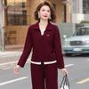 YUZHAOLIN Women's Spring Lapel Two-Piece Set