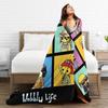 Soft Warm Blankets Travel Office Wobbly Life Sandbox Game Bedding Throws  Flannel Bedspread For Outdoor Graphic Sofa Bed Cover